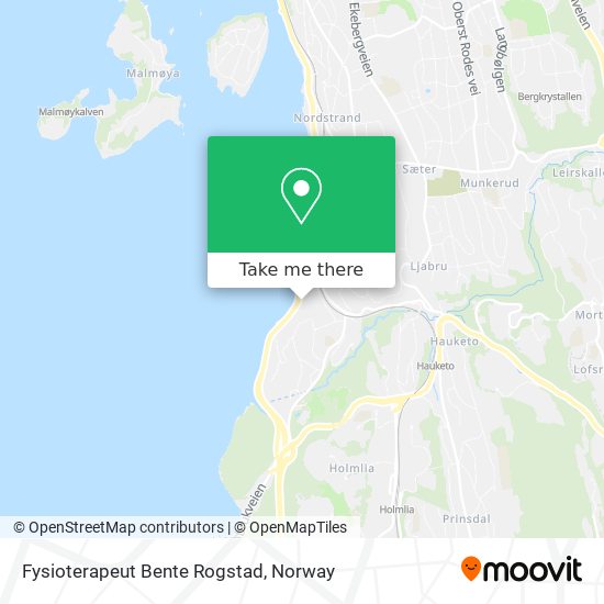 Fysioterapeut Bente Rogstad map