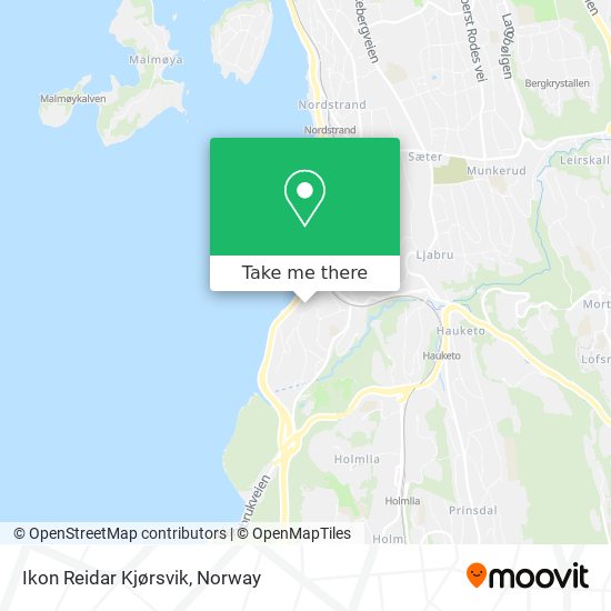 Ikon Reidar Kjørsvik map