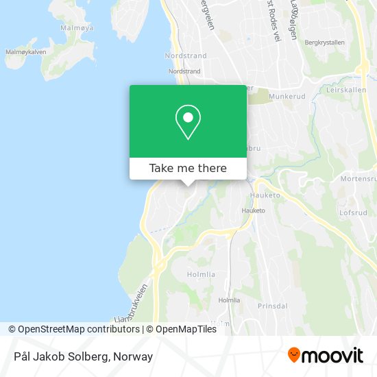 Pål Jakob Solberg map