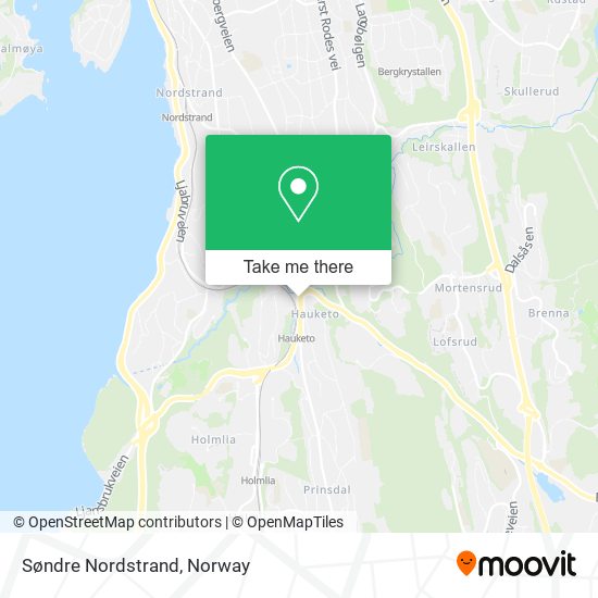 Søndre Nordstrand map