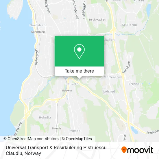 Universal Transport & Resirkulering Pistruescu Claudiu map