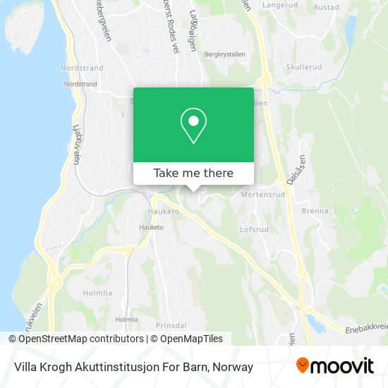 Villa Krogh Akuttinstitusjon For Barn map