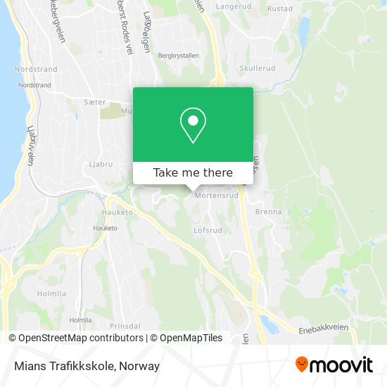 Mians Trafikkskole map