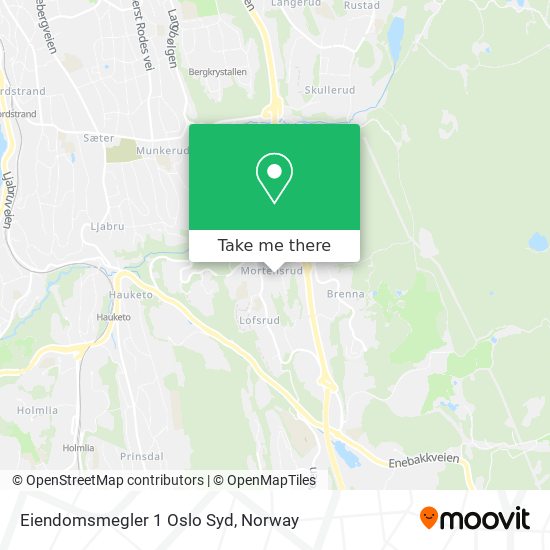 Eiendomsmegler 1 Oslo Syd map