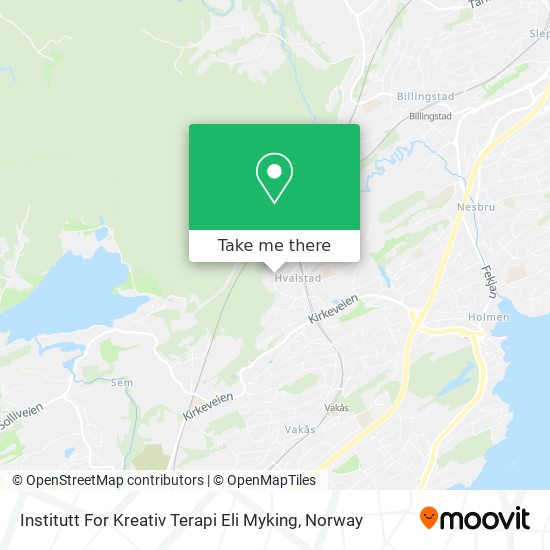 Institutt For Kreativ Terapi Eli Myking map