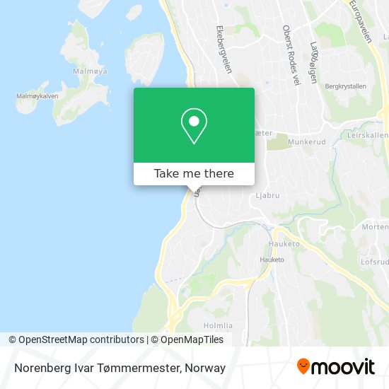 Norenberg Ivar Tømmermester map