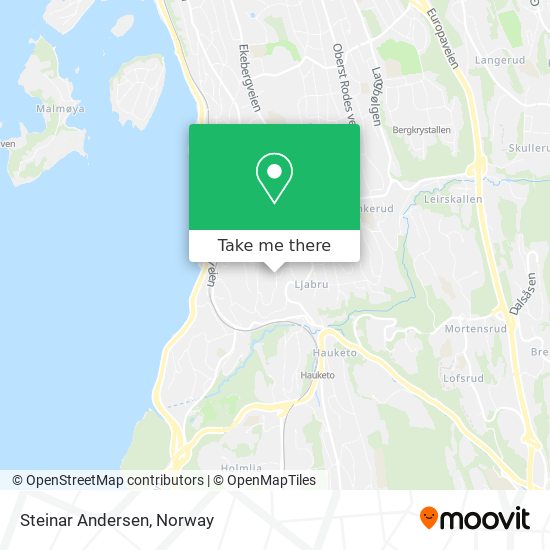 Steinar Andersen map