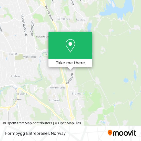 Formbygg Entreprenør map