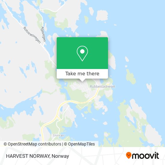 HARVEST NORWAY map