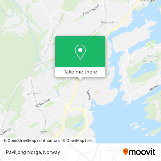 Paviljong Norge map