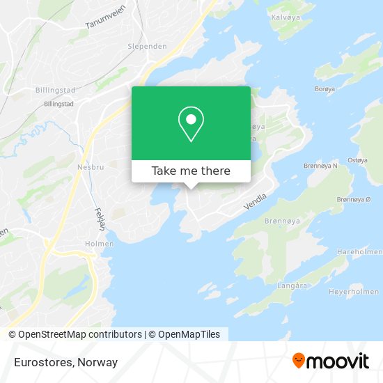 Eurostores map