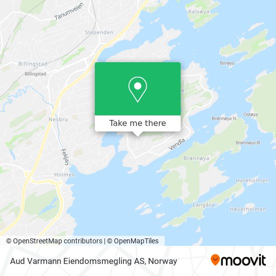 Aud Varmann Eiendomsmegling AS map