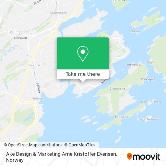 Ake Design & Marketing Arne Kristoffer Evensen map