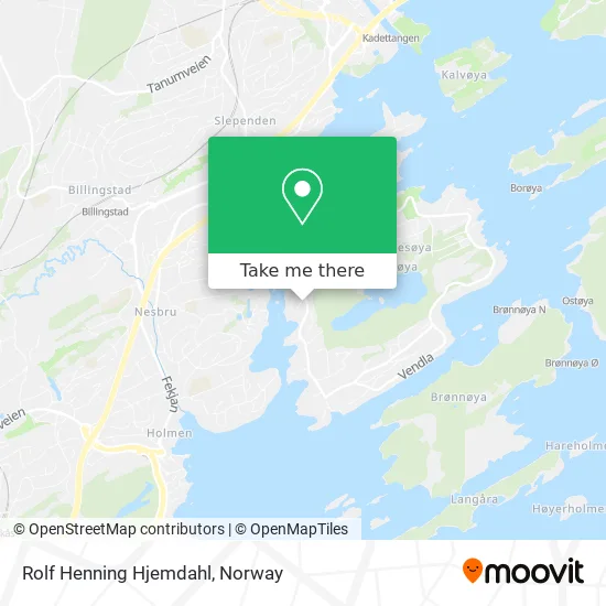 Rolf Henning Hjemdahl map