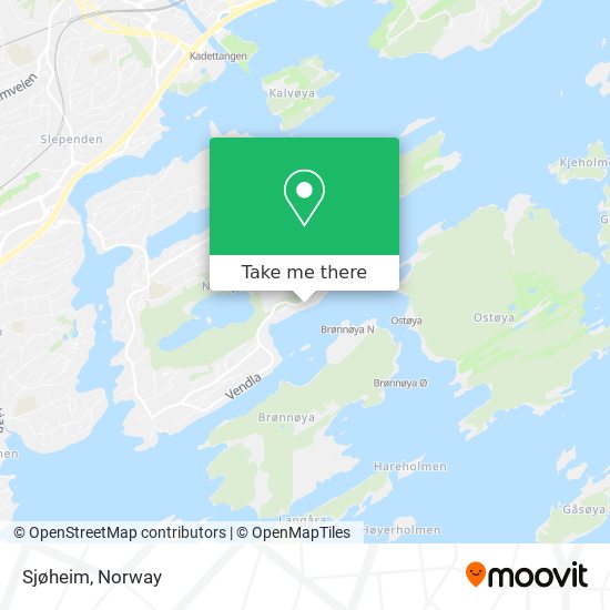 Sjøheim map