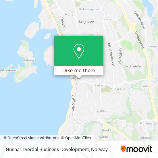 Gunnar Tverdal Business Development map