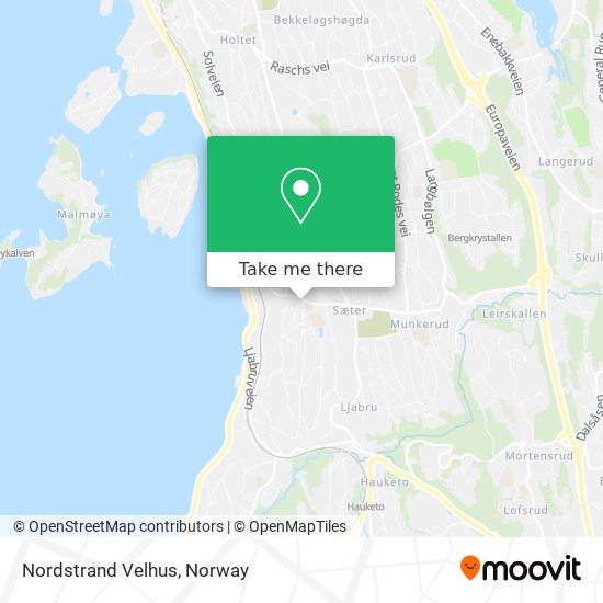 Nordstrand Velhus map
