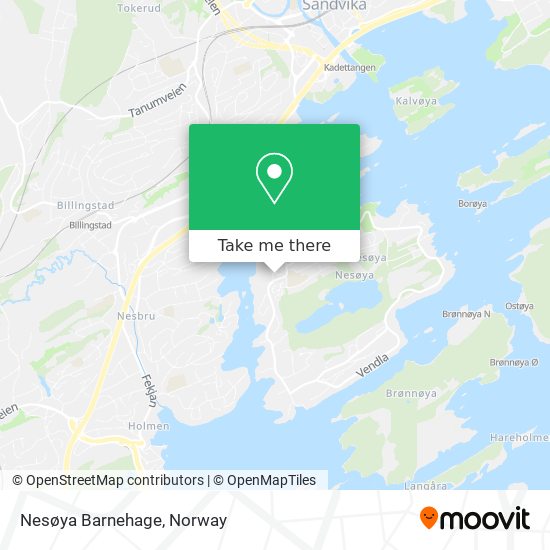 Nesøya Barnehage map