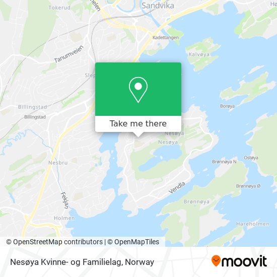 Nesøya Kvinne- og Familielag map