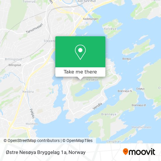 Østre Nesøya Bryggelag 1a map