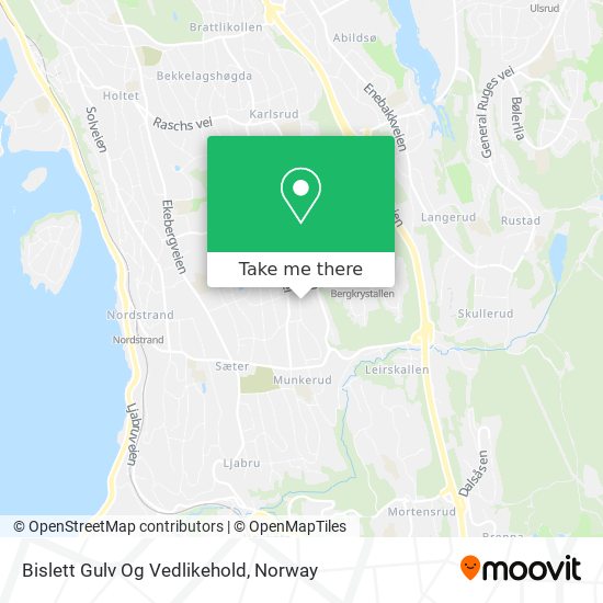 Bislett Gulv Og Vedlikehold map