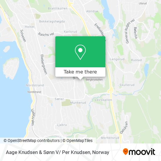 Aage Knudsen & Sønn V/ Per Knudsen map