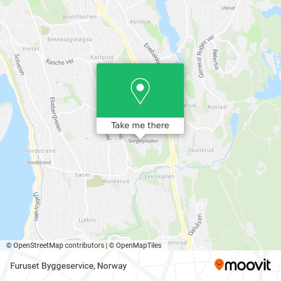 Furuset Byggeservice map