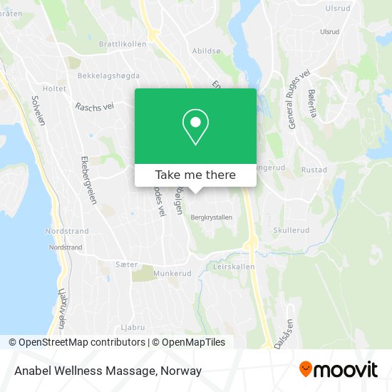 Anabel Wellness Massage map