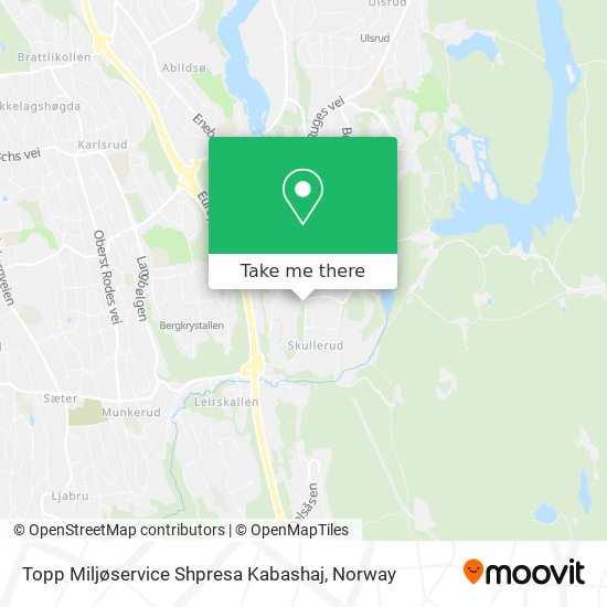 Topp Miljøservice Shpresa Kabashaj map