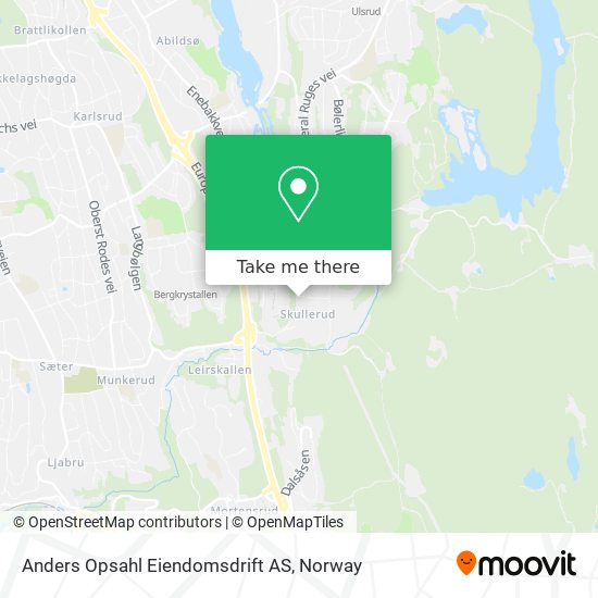 Anders Opsahl Eiendomsdrift AS map