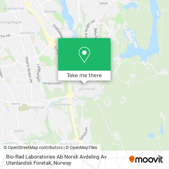 Bio-Rad Laboratories Ab Norsk Avdeling Av Utenlandsk Foretak map