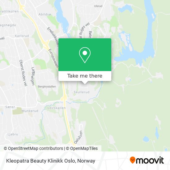 Kleopatra Beauty Klinikk Oslo map