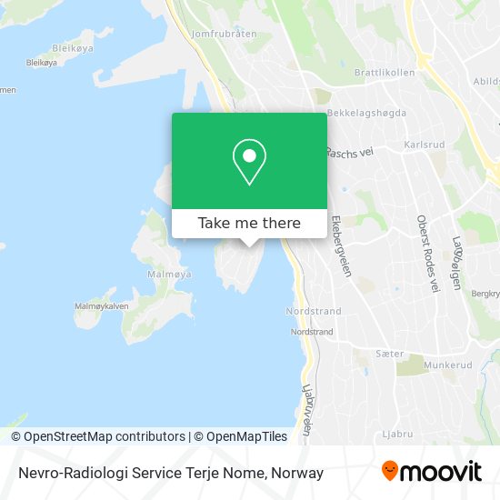 Nevro-Radiologi Service Terje Nome map