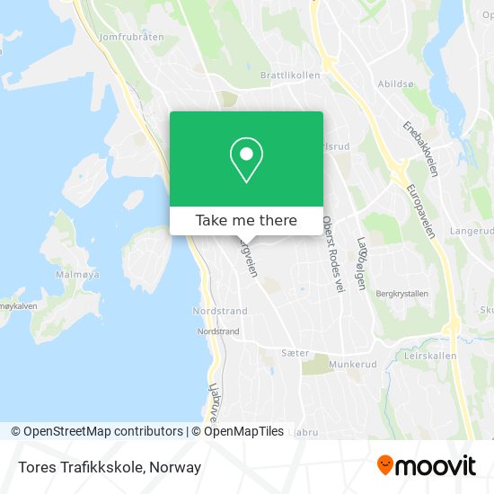 Tores Trafikkskole map