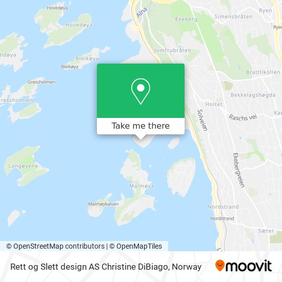 Rett og Slett design AS Christine DiBiago map