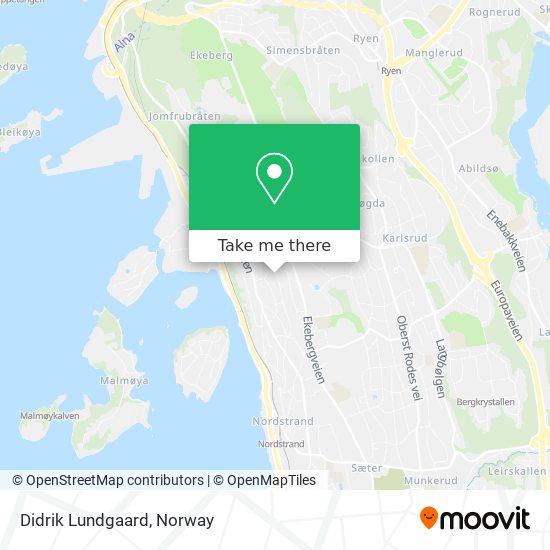 Didrik Lundgaard map