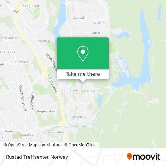 Rustad Treffsenter map