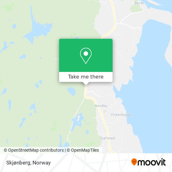 Skjønberg map