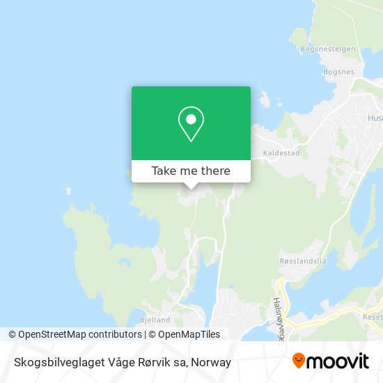 Skogsbilveglaget Våge Rørvik sa map