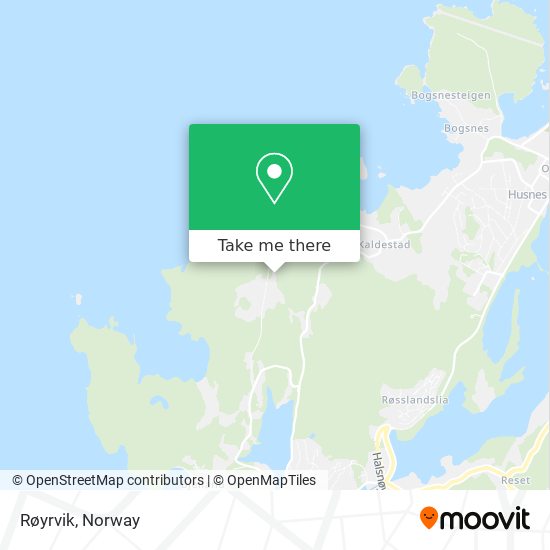 Røyrvik map