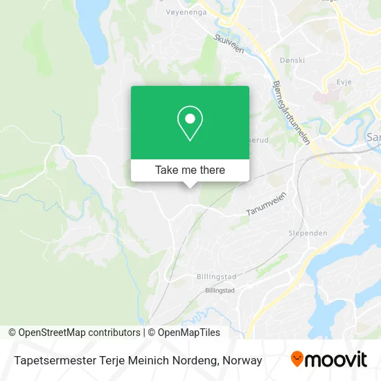 Tapetsermester Terje Meinich Nordeng map