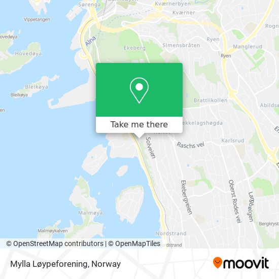 Mylla Løypeforening map