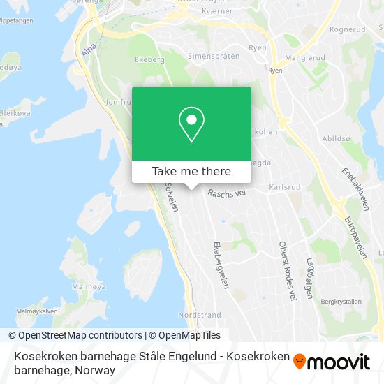 Kosekroken barnehage Ståle Engelund - Kosekroken barnehage map