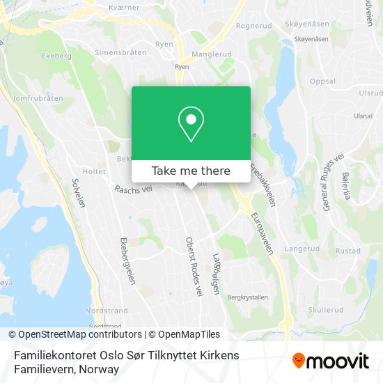 Familiekontoret Oslo Sør Tilknyttet Kirkens Familievern map