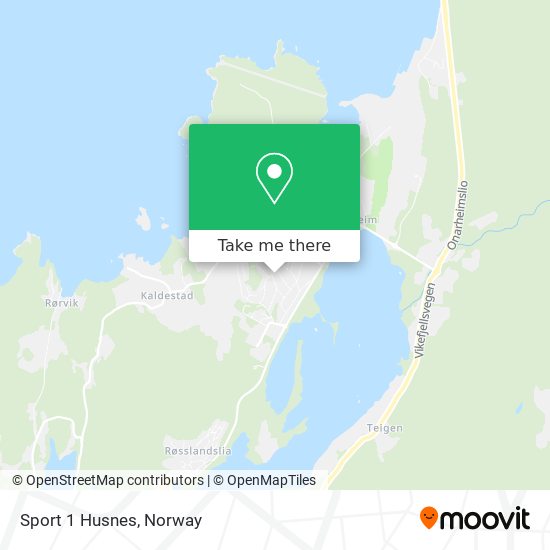 Sport 1 Husnes map