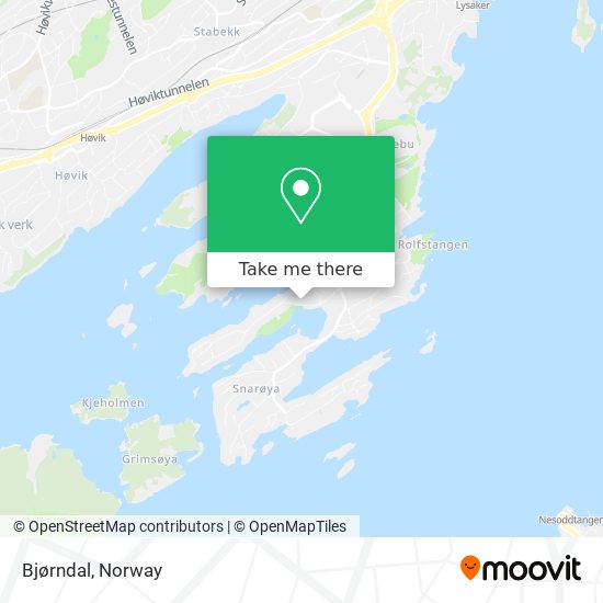 Bjørndal map