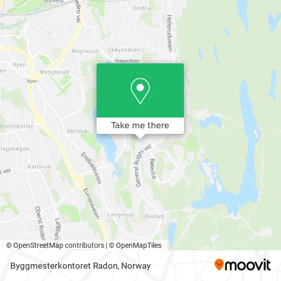 Byggmesterkontoret Radon map