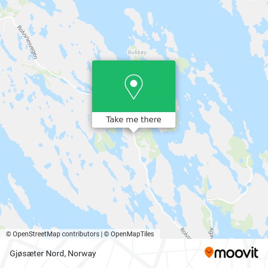 Gjøsæter Nord map