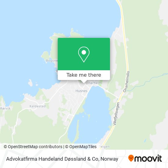 Advokatfirma Handeland Døssland & Co map