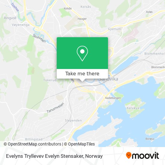 Evelyns Tryllevev Evelyn Stensaker map